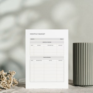 Monthly Budget,Track,Efficient Budget Management,Money Plan,Organize,Budget Tracker,Streamline,Budget Management,Simplify,Budget Organizer,