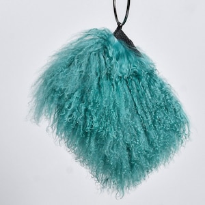 Natural Tibetan Llama Fur Clutch Luxury Clutch Bag In Various Colors A Chic Winter Gift For Any Holiday