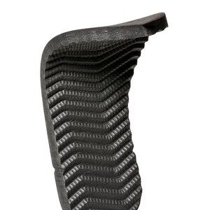 May include: Black rubber grip with a textured surface. The grip is designed to provide a secure and comfortable hold.