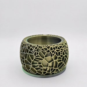 Voronoi, 3d Printed Planter, Unique Planter, Gift for Her, Cute Planter, Geometric House Planter, 3d Printed Planter Vase
