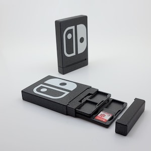3Dプリント Nintendo Switch ゲームホルダー、スイッチアクセサリー、旅行用ゲームケース、オーガナイザー、コンパクトで丈夫なディスプレイ