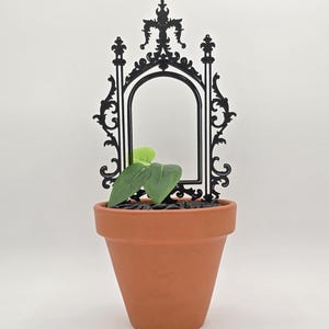 Gothic Plant Trellis, Plant Stake, Plant Accessories, Trellis, Plant Decor, Indoor Plant Trellis, Gift for Her, Plant Stand, Goth Decor,