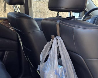 Headrest Hanger, Headrest Hook, Car Hanger, Seatback Hook, Car Hook Seatback, Heavy duty, Purse Holder, Bag Holder