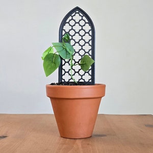 Gothic Plant Trellis, Plant Stake, Plant Accessories, Trellis, Plant Decor, Indoor Plant Trellis, Gift for Her, Plant Stand, Goth Decor,