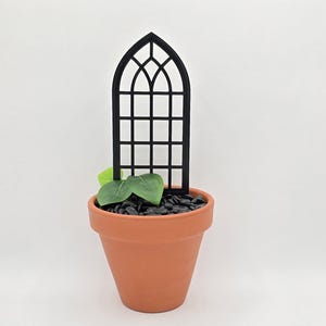 Gothic Plant Trellis, Plant Stake, Plant Accessories, Trellis, Plant Decor, Indoor Plant Trellis, Gift for Her, Plant Stand, Goth Decor,