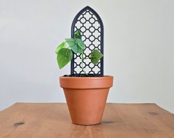 Gothic Plant Trellis, Plant Stake, Plant Accessories, Trellis, Plant Decor, Indoor Plant Trellis, Gift for Her, Plant Stand, Goth Decor,