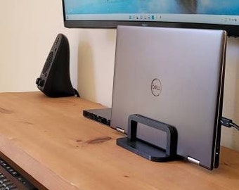 Adjustable Laptop Stand, Vertical Laptop Stand for Desk, Dock for Macbook, Home Office, Desk Organization, Monitor, Gift