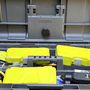 Discreet Apple AirTag Holder –3D Printed Rugged Adhesive Mount for Toolbox, Tackle Box, Hidden Mount