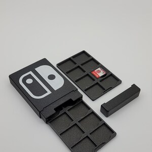 3D Printed Nintendo Switch Game Holder, Switch Accessories, Game Case for Travel, Organizer, Compact and Sturdy Display image 4