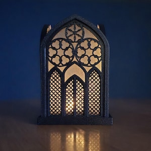 Goth Candle Holder, Votive Candle Holder, Goth decor, Gothic Art, Centerpiece, Candle Holder, Tea Light Holder, Spooky, Witchy, Gift