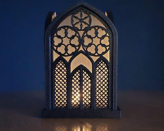 Goth Candle Holder, Votive Candle Holder, Goth decor, Gothic Art, Centerpiece, Candle Holder, Tea Light Holder, Spooky, Witchy, Gift