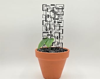 Abstract Plant Trellis Stake, 3D Printed Garden Decor