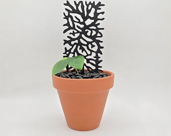 Abstract Plant Trellis Stake, 3D Printed Garden Decor