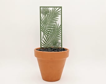 Leaf Plant Trellis Stake, Decorative Indoor Plant Support, Houseplant Accessory
