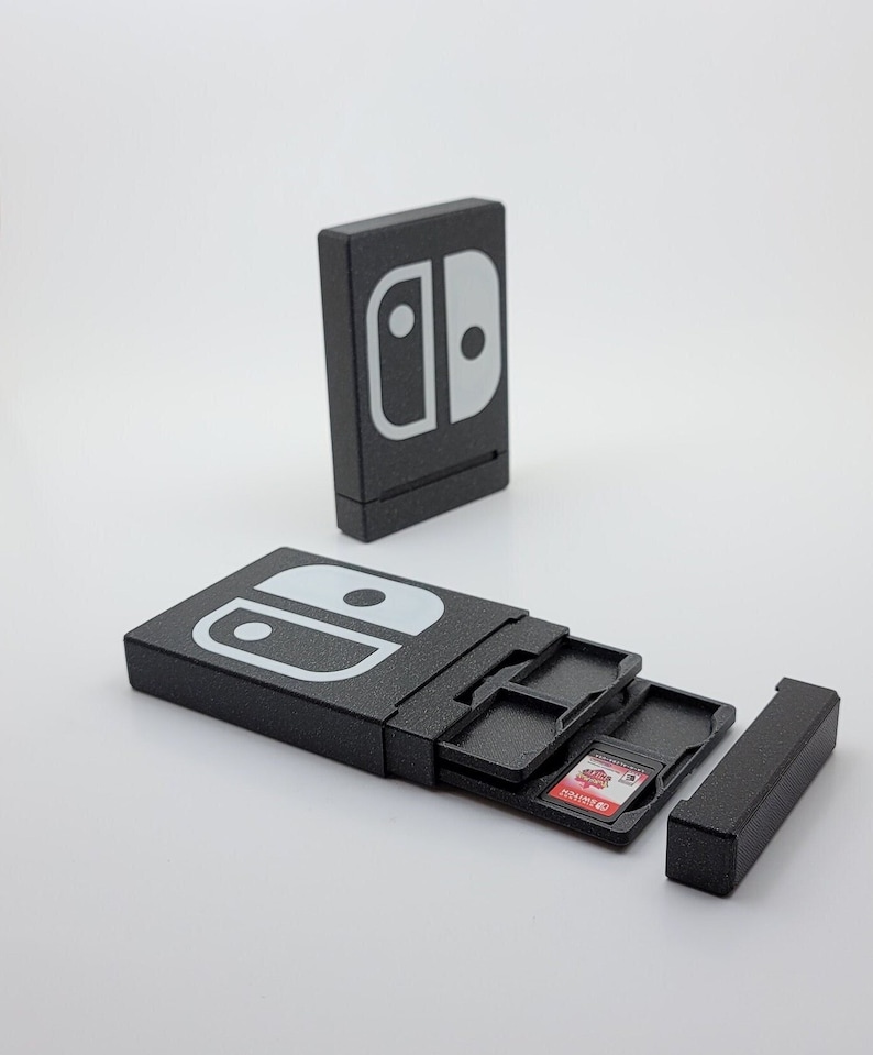 3D Printed Nintendo Switch Game Holder, Switch Accessories, Game Case for Travel, Organizer, Compact and Sturdy Display image 1