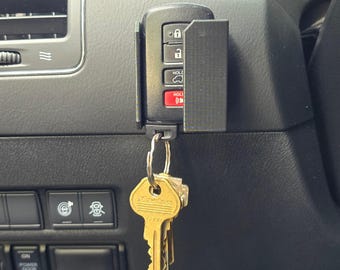Toyota Key Fob Holder Dash Mount | Smart Key Organizer for Camry, Corolla, RAV4, Highlander, Tacoma, 4Runner. Fitment Guaranteed