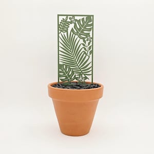 Leaf Plant Trellis Stake, Indoor Plant Support, Decorative Houseplant Trellis, Cute Plant Accessory, Plant Lover Gift, Garden Décor,