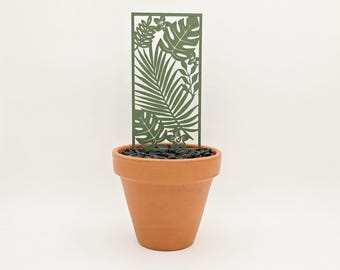 Leaf Plant Trellis Stake, 3D Printed Indoor Plant Support