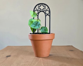 Gothic Plant Trellis Stake, 3D Printed Biodegradable PLA