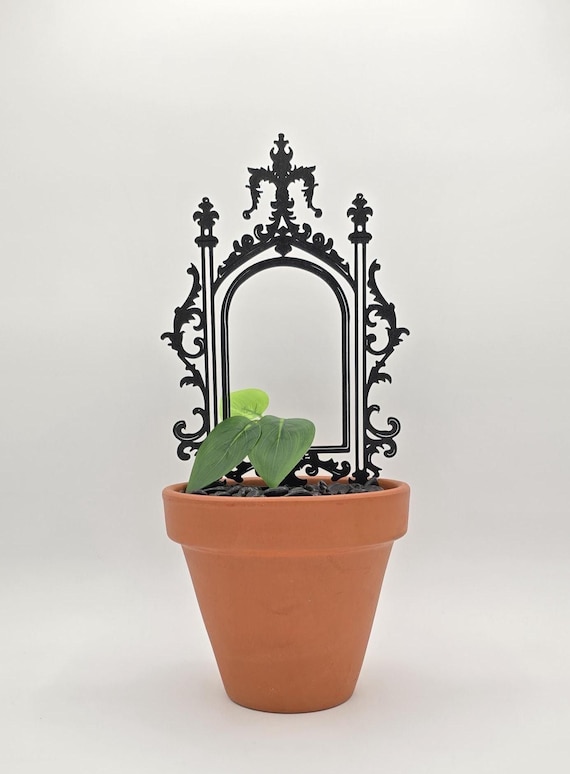 Gothic Plant Trellis, Plant Stake, Plant Accessories, Trellis, Plant Decor, Indoor Plant Trellis, Gift for Her, Plant Stand, Goth Decor,