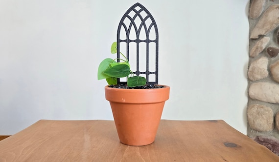 Gothic Plant Trellis, Plant Stake, Plant Accessories, Trellis, Plant Decor, Indoor Plant Trellis, Gift for Her, Plant Stand, Goth Decor,