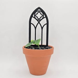Gothic Plant Trellis, Plant Stake, Plant Accessories, Trellis, Plant Decor, Indoor Plant Trellis, Gift for Her, Plant Stand, Goth Decor,