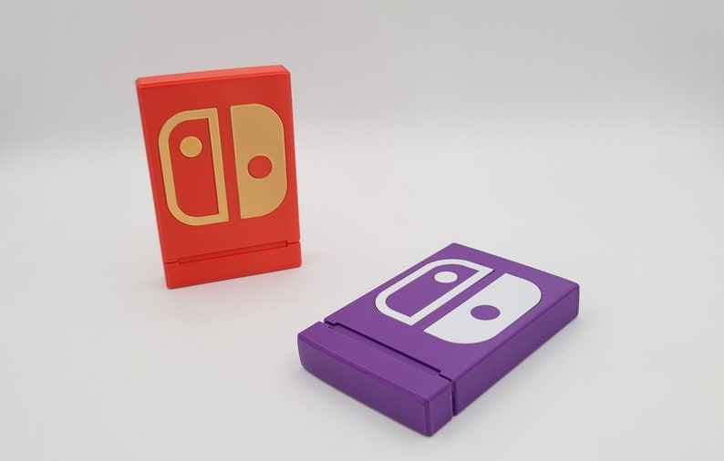3D Printed Nintendo Switch Game Holder, Switch Accessories, Game Case for Travel, Organizer, Compact and Sturdy Display image 2
