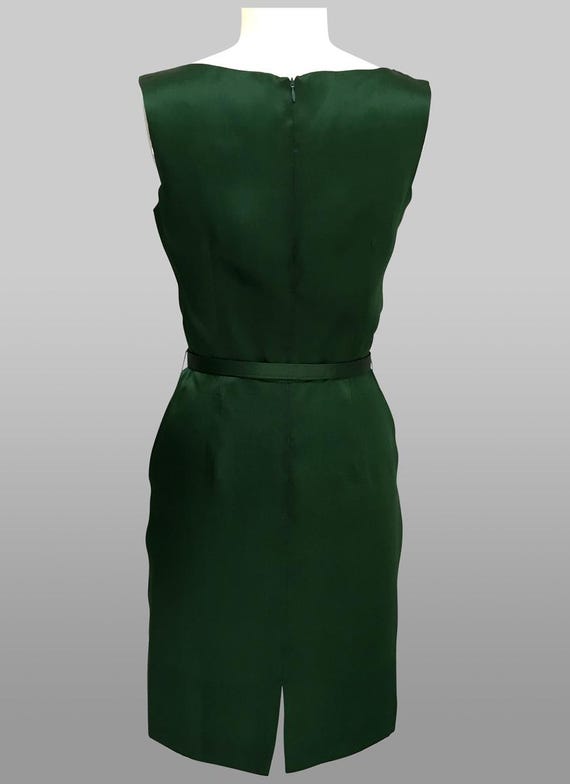 emerald green sheath dress Michelle Dress Emerald Green main image 1