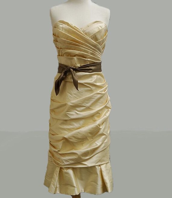 slim fit dress slacks Sexy Long Champagne Prom Dress with Crystals Champagne / 8