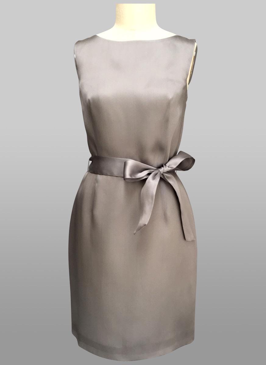 Grey Cocktail Dress