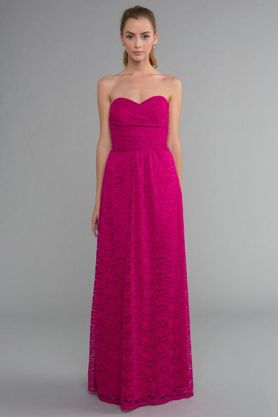 dark neon pink dress Jovani 38707