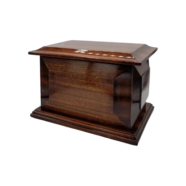 Chester Mahogany Urn with a Baronial High Gloss Finish