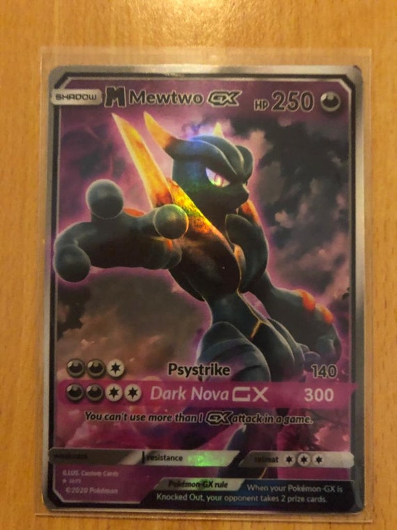 Charizard Gx Ex Pokemon Custom Card Vmax Dynamax Dracaufeu Mew Etsy