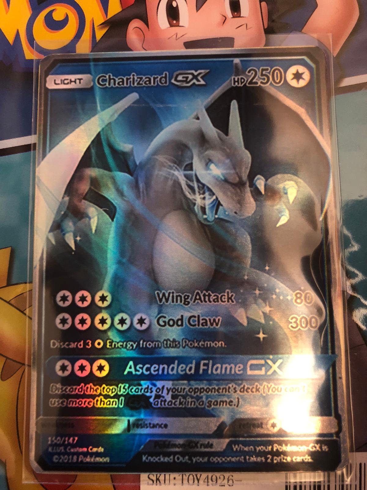 Charizard GX EX Pokemon Custom Card Vmax Dynamax Dracaufeu Etsy