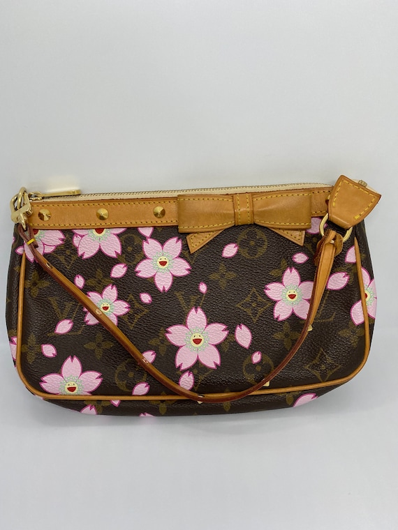 Louis Vuitton Takashi Murakami 2005 Cherry Blossom Pochette Bag