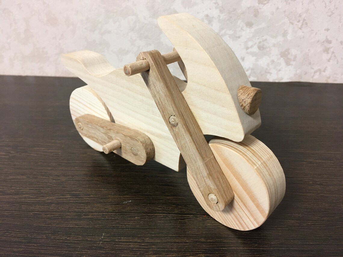 MotorcycleScroll saw pattern. Toy motorcycle. Wooden Etsy