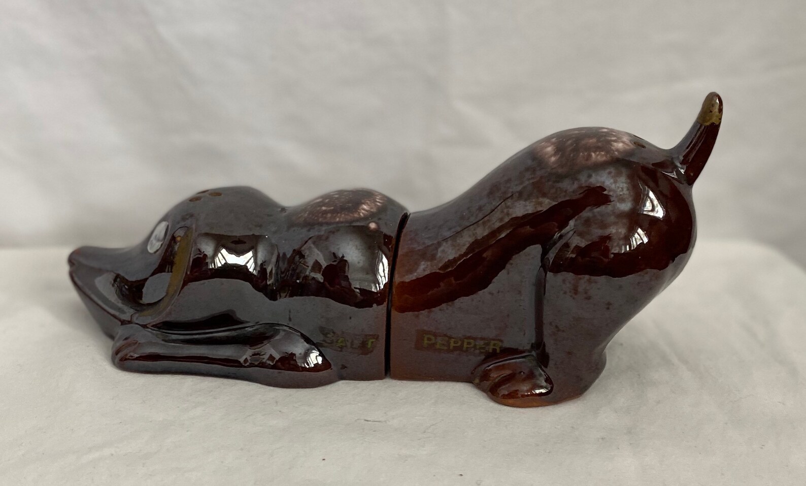 Vtg Dog salt and pepper shaker made in Japan Etsy