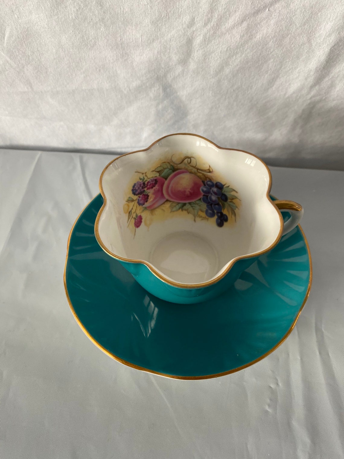 Signed Crown Staffordshire Fine Bone China Est 1801 England Etsy Canada