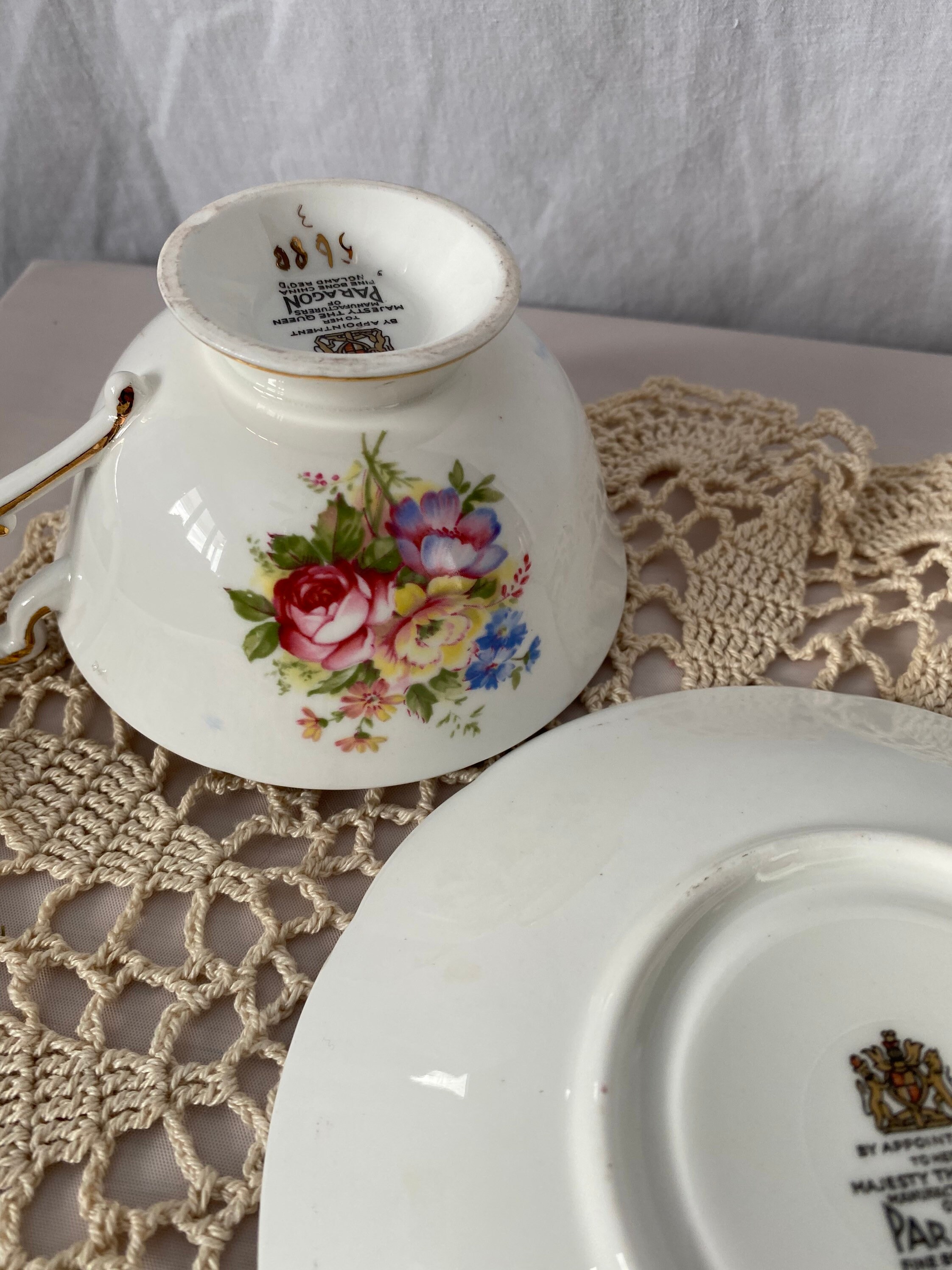 AS IS Paragon her majesty the Queen fine bone china Made in Etsy