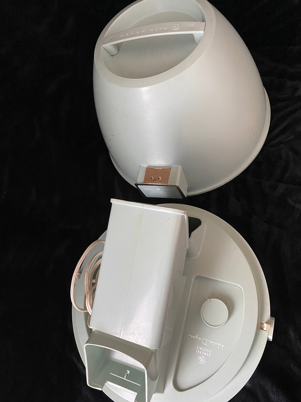 Vintage General Electric salon style portable hair dryer. Heat Etsy