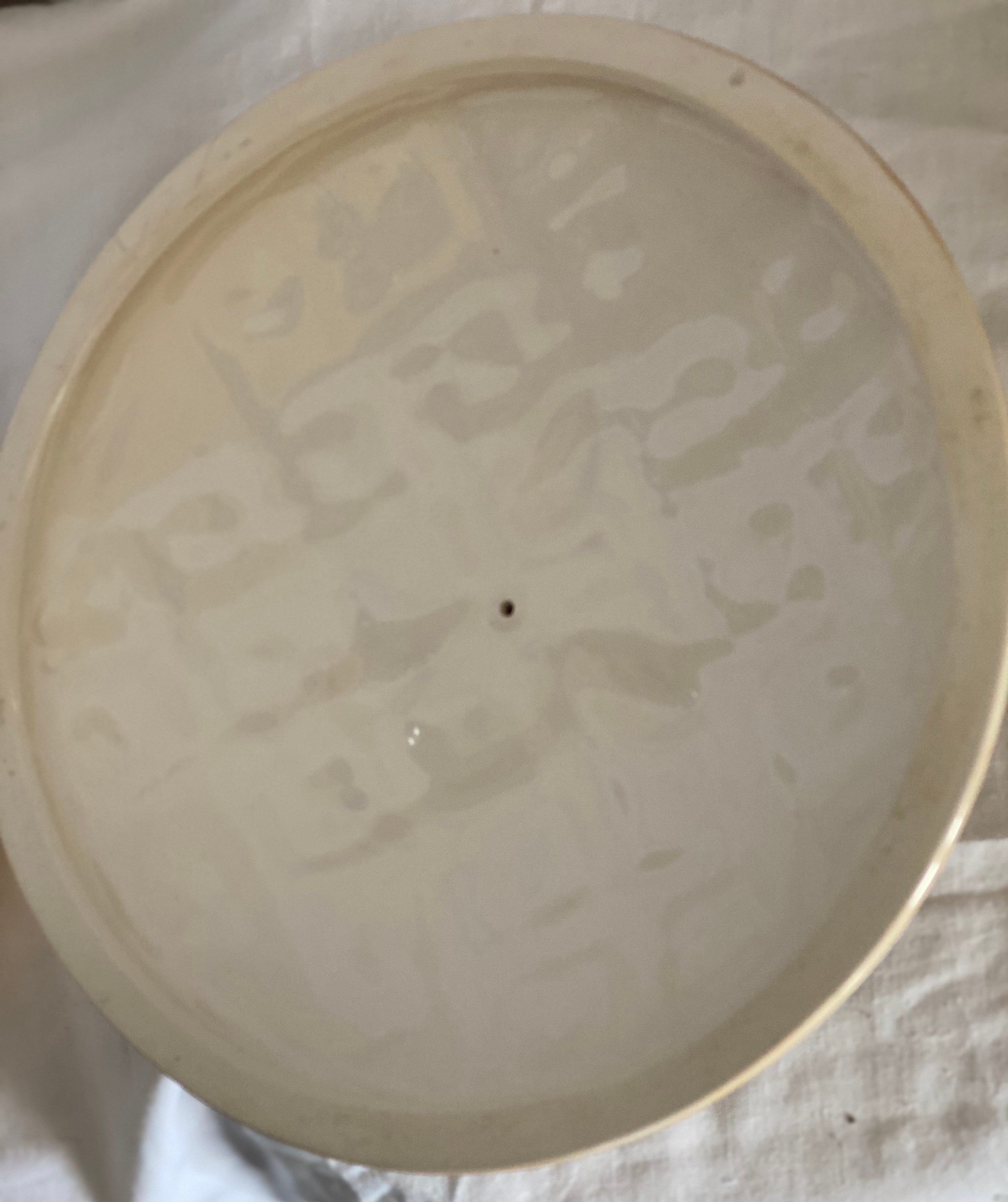 Vtg Ceramic Blueberry Pie Plate With Lid Etsy