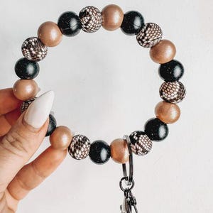 Don&#39;t be a snake Silicone Beaded Wristlet