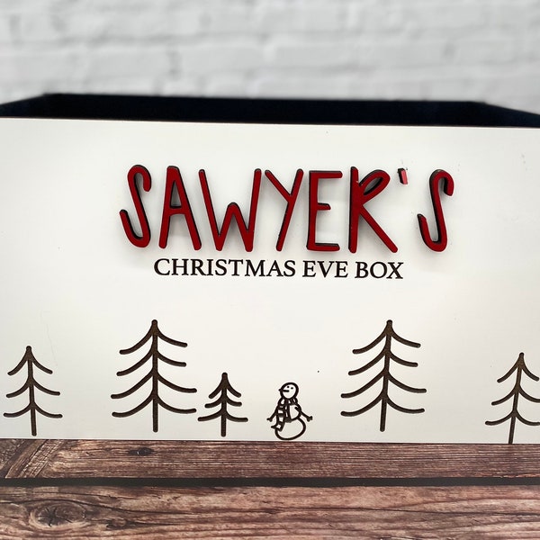 Christmas Eve Box | Personalized Christmas Box | Christmas Eve Crate | Christmas Crate | Personalized Gift Box | Personalized Christmas Box