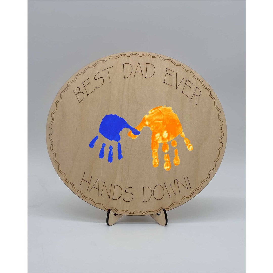 Best Dad Ever Sign Best Grandpa Plaque Hands Down Father's Day Gift