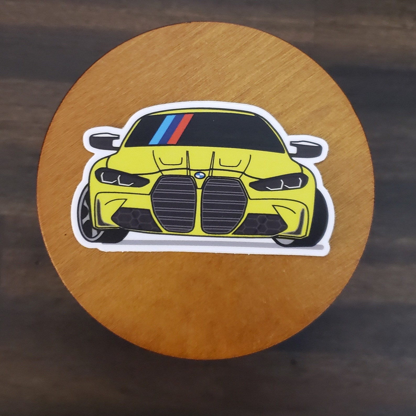 2021 BMW M4 G8X Sticker Decal Sao Paulo Yellow - Etsy