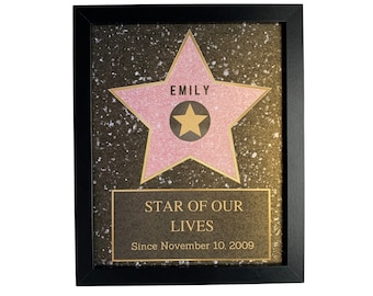 Personalized Hollywood Walk of Fame | Thank you Gift | Personalized Gift