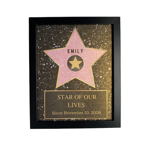 Personalized Hollywood Walk of Fame | Thank you Gift | Personalized Gift