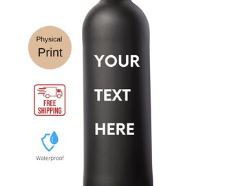 Custom Wine Label | Personalized gift, Bottle Label, Event Decor, Bottle Sticker