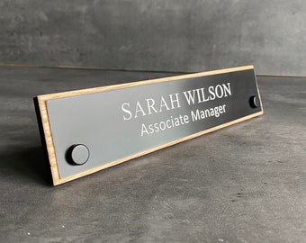 Desk Name plate, Desk name plaque, Office name plate