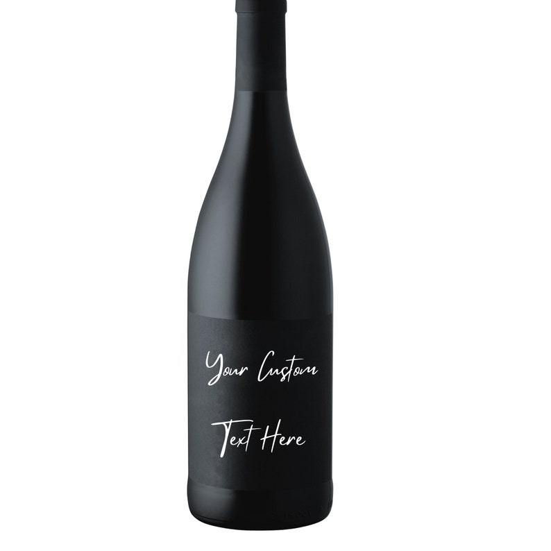 PRINTED Custom Wine Labels Personalized Birthday Gift Etsy